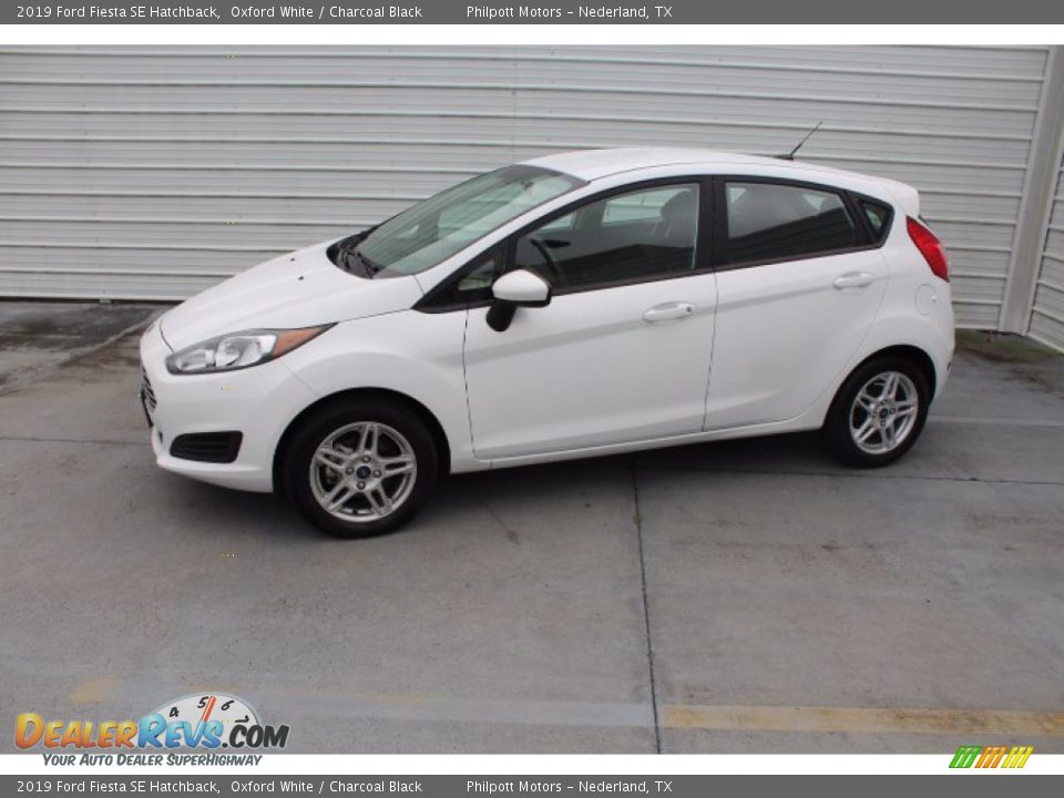 2019 Ford Fiesta SE Hatchback Oxford White / Charcoal Black Photo #5