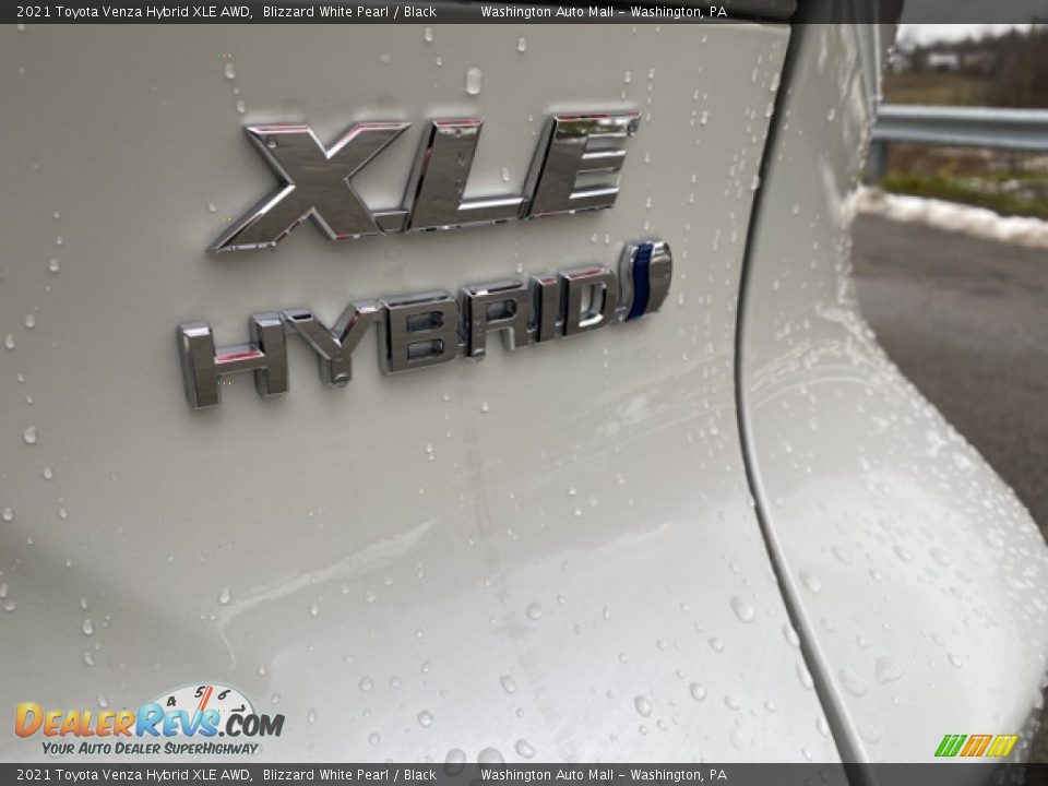 2021 Toyota Venza Hybrid XLE AWD Blizzard White Pearl / Black Photo #22