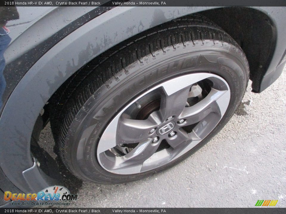 2018 Honda HR-V EX AWD Crystal Black Pearl / Black Photo #7