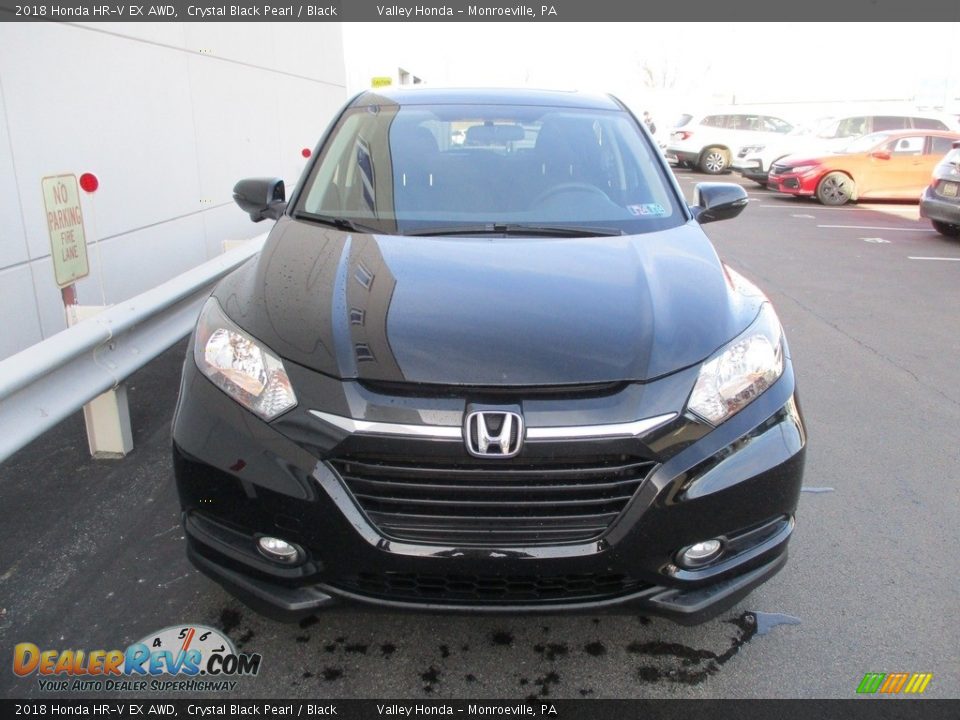 2018 Honda HR-V EX AWD Crystal Black Pearl / Black Photo #9