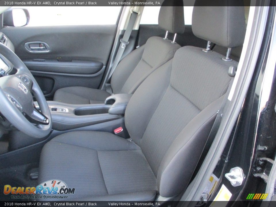 2018 Honda HR-V EX AWD Crystal Black Pearl / Black Photo #12