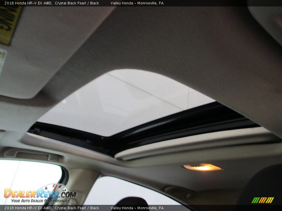 2018 Honda HR-V EX AWD Crystal Black Pearl / Black Photo #14