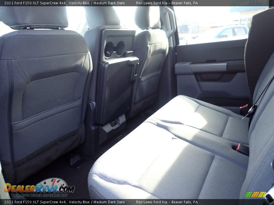 2021 Ford F150 XLT SuperCrew 4x4 Velocity Blue / Medium Dark Slate Photo #9