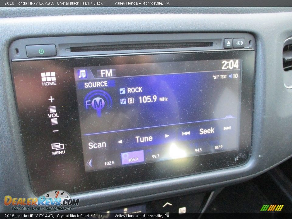 2018 Honda HR-V EX AWD Crystal Black Pearl / Black Photo #16