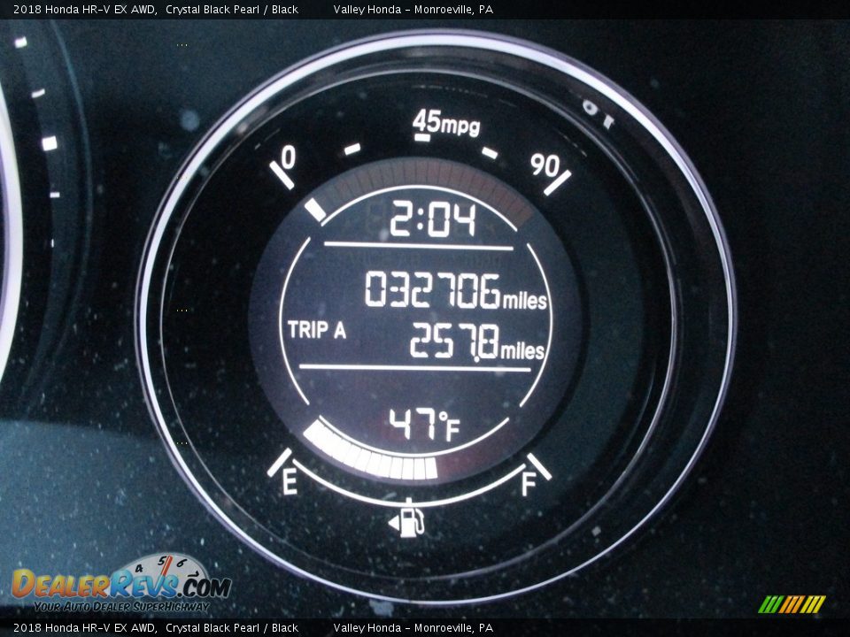 2018 Honda HR-V EX AWD Crystal Black Pearl / Black Photo #20