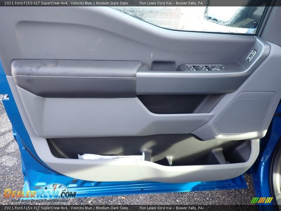 2021 Ford F150 XLT SuperCrew 4x4 Velocity Blue / Medium Dark Slate Photo #14