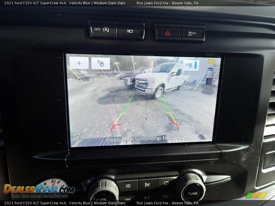 2021 Ford F150 XLT SuperCrew 4x4 Velocity Blue / Medium Dark Slate Photo #17