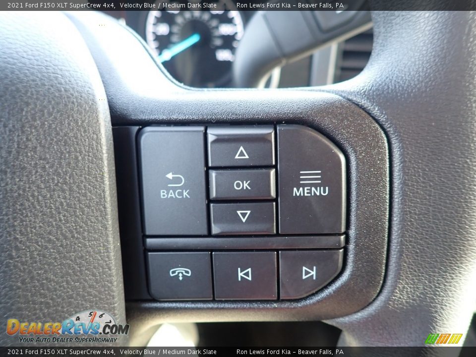 2021 Ford F150 XLT SuperCrew 4x4 Velocity Blue / Medium Dark Slate Photo #18