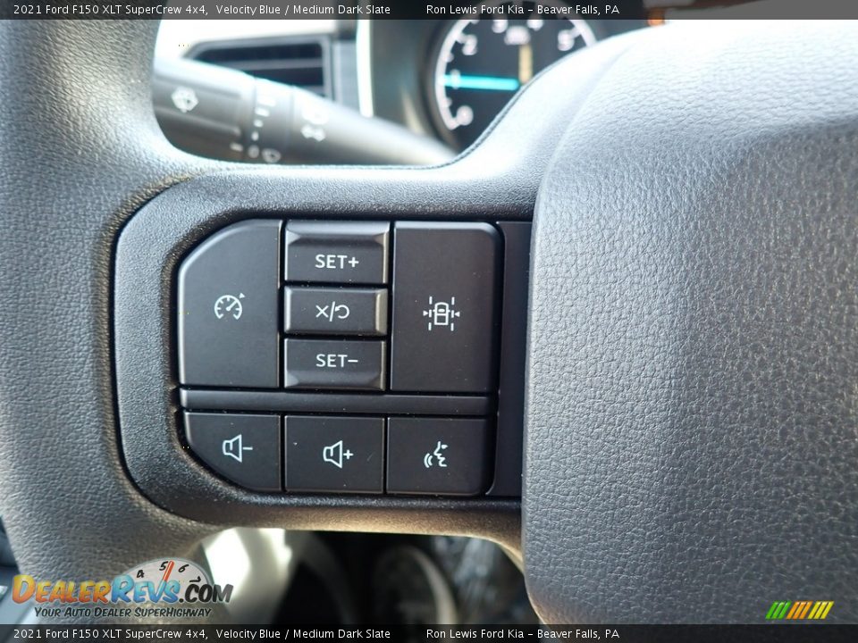 2021 Ford F150 XLT SuperCrew 4x4 Velocity Blue / Medium Dark Slate Photo #19