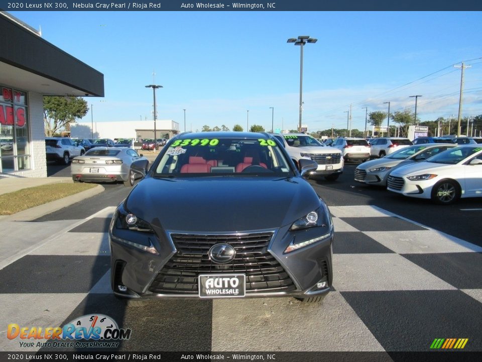 2020 Lexus NX 300 Nebula Gray Pearl / Rioja Red Photo #2