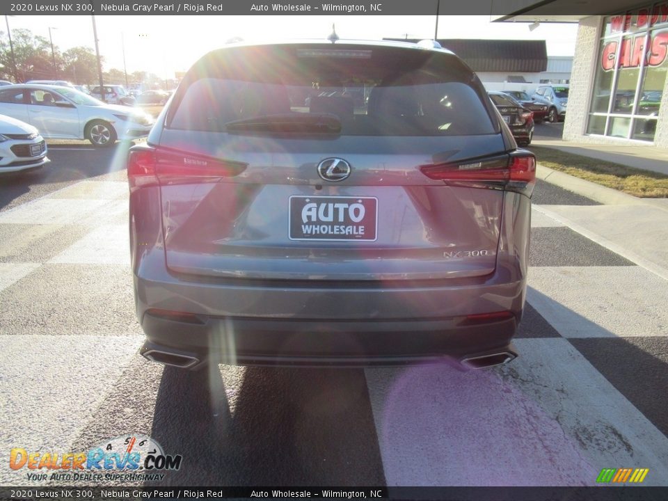 2020 Lexus NX 300 Nebula Gray Pearl / Rioja Red Photo #4