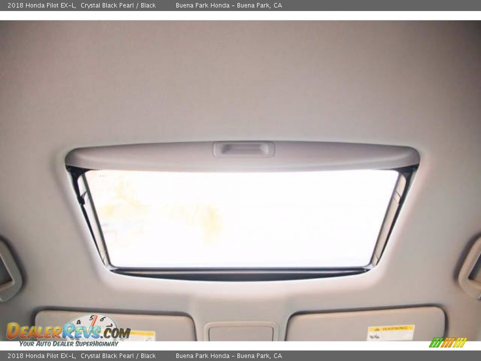 2018 Honda Pilot EX-L Crystal Black Pearl / Black Photo #17