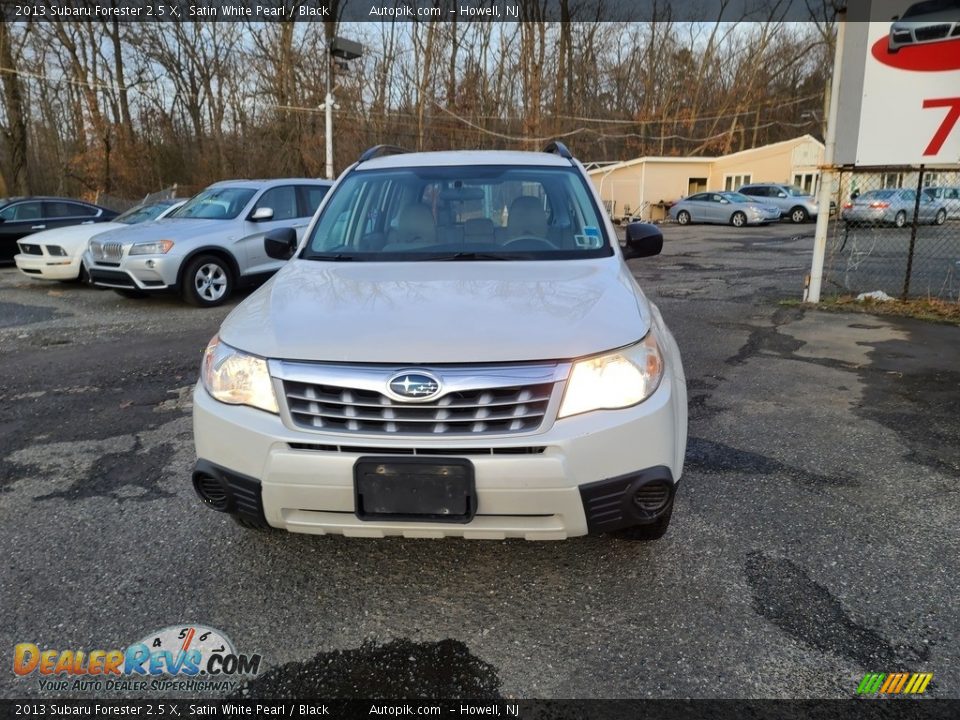 2013 Subaru Forester 2.5 X Satin White Pearl / Black Photo #7