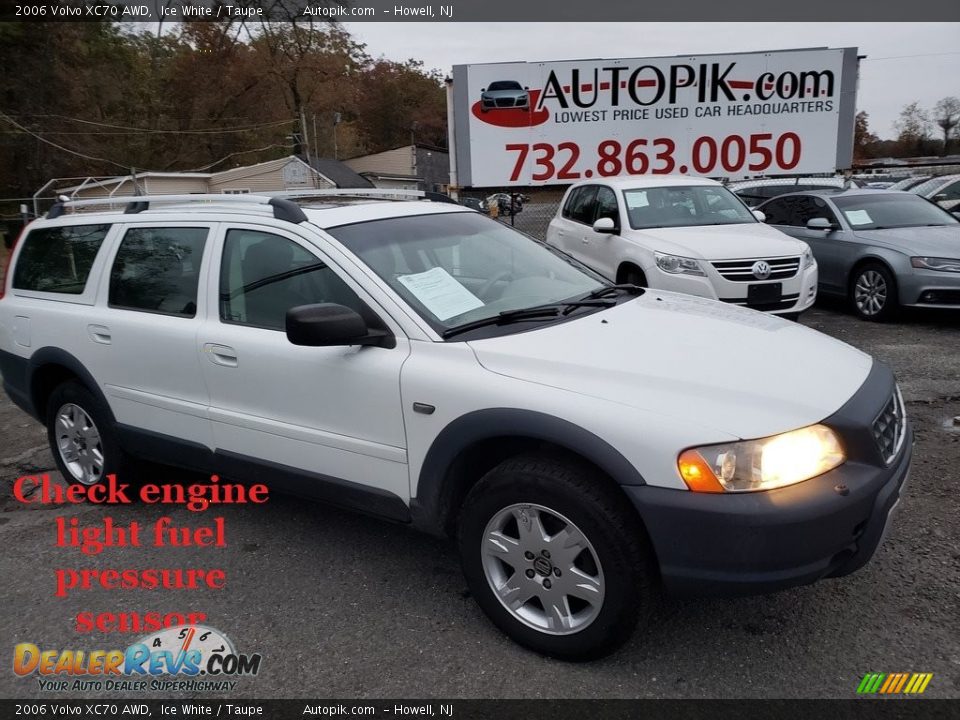 2006 Volvo XC70 AWD Ice White / Taupe Photo #1