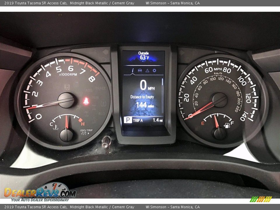 2019 Toyota Tacoma SR Access Cab Gauges Photo #22