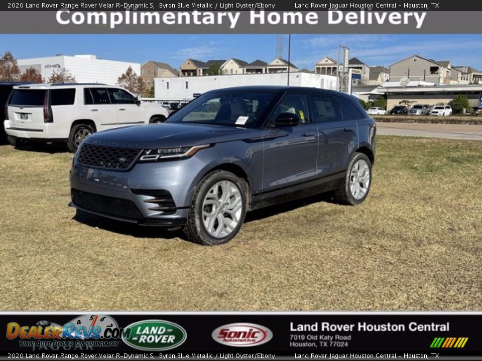 2020 Land Rover Range Rover Velar R-Dynamic S Byron Blue Metallic / Light Oyster/Ebony Photo #1
