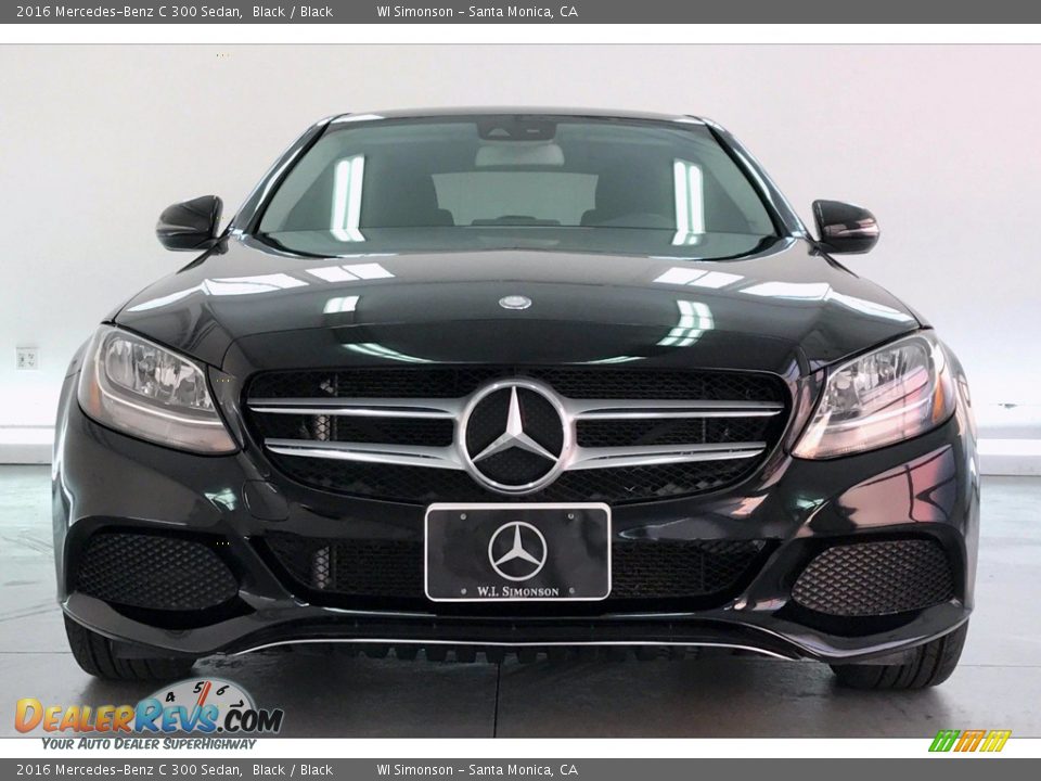 2016 Mercedes-Benz C 300 Sedan Black / Black Photo #2