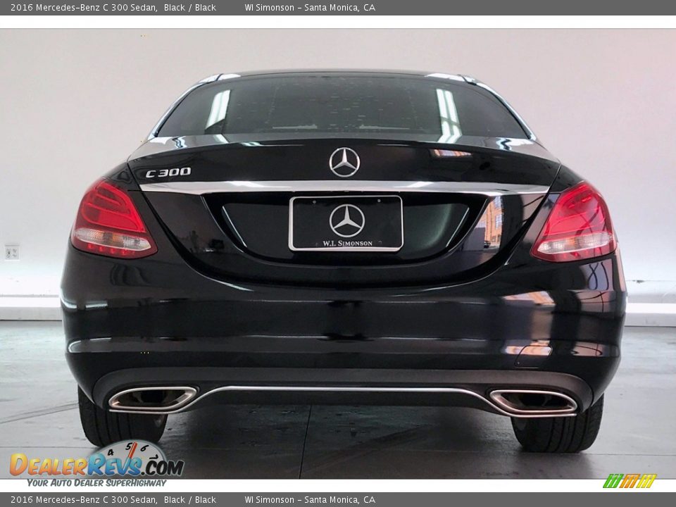 2016 Mercedes-Benz C 300 Sedan Black / Black Photo #3