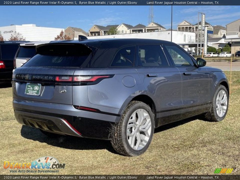 2020 Land Rover Range Rover Velar R-Dynamic S Byron Blue Metallic / Light Oyster/Ebony Photo #3