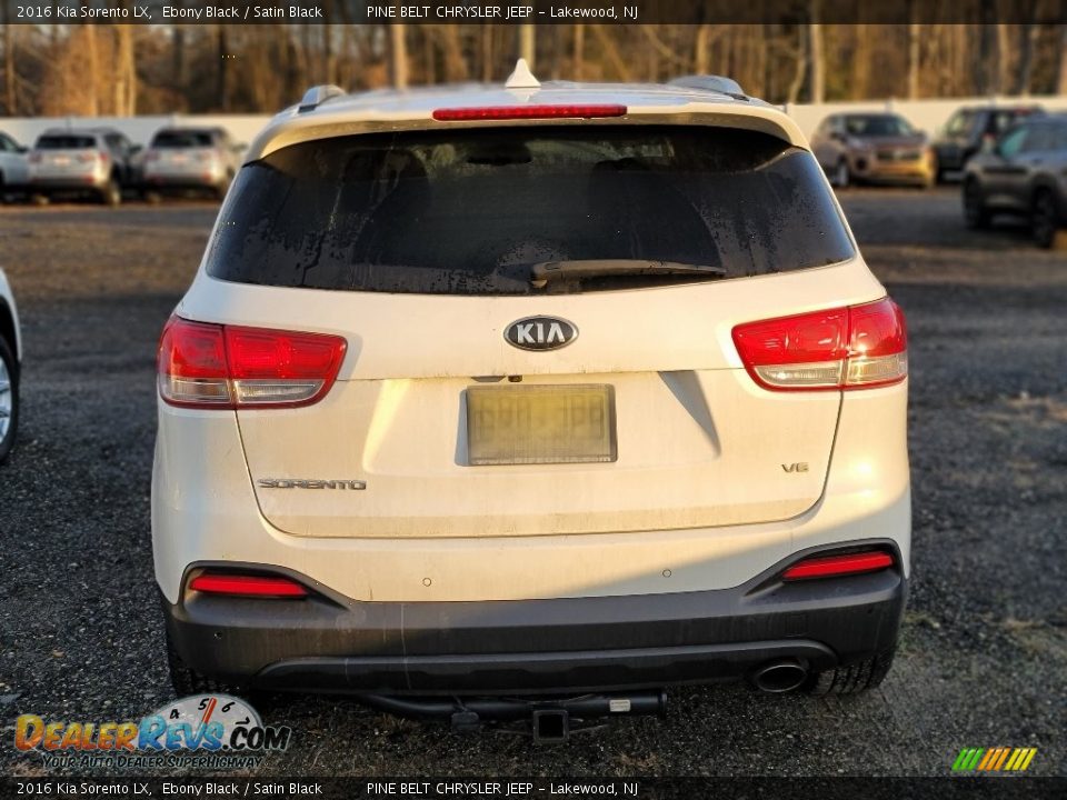 2016 Kia Sorento LX Ebony Black / Satin Black Photo #3