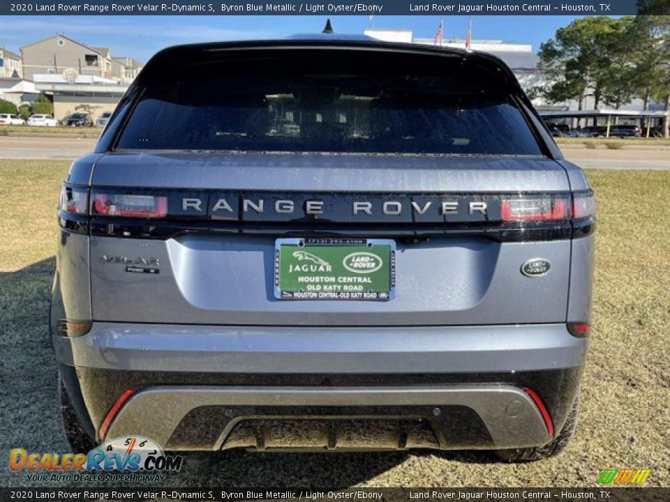 2020 Land Rover Range Rover Velar R-Dynamic S Byron Blue Metallic / Light Oyster/Ebony Photo #9