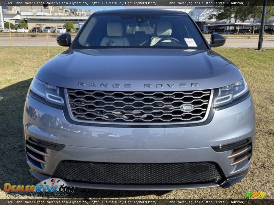 2020 Land Rover Range Rover Velar R-Dynamic S Byron Blue Metallic / Light Oyster/Ebony Photo #10