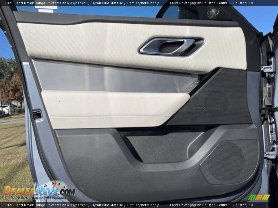 2020 Land Rover Range Rover Velar R-Dynamic S Byron Blue Metallic / Light Oyster/Ebony Photo #12