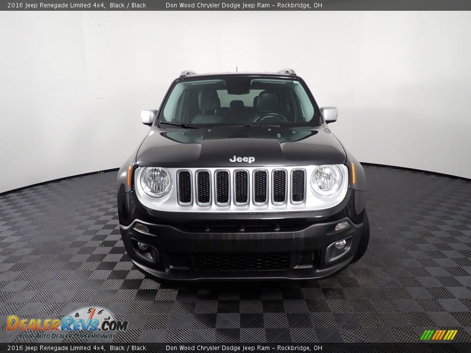 2016 Jeep Renegade Limited 4x4 Black / Black Photo #5