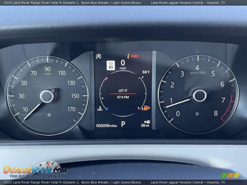2020 Land Rover Range Rover Velar R-Dynamic S Byron Blue Metallic / Light Oyster/Ebony Photo #19