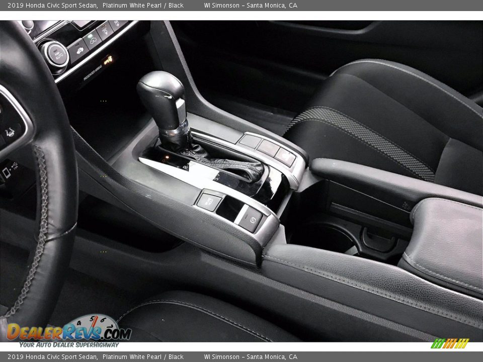 2019 Honda Civic Sport Sedan Platinum White Pearl / Black Photo #17