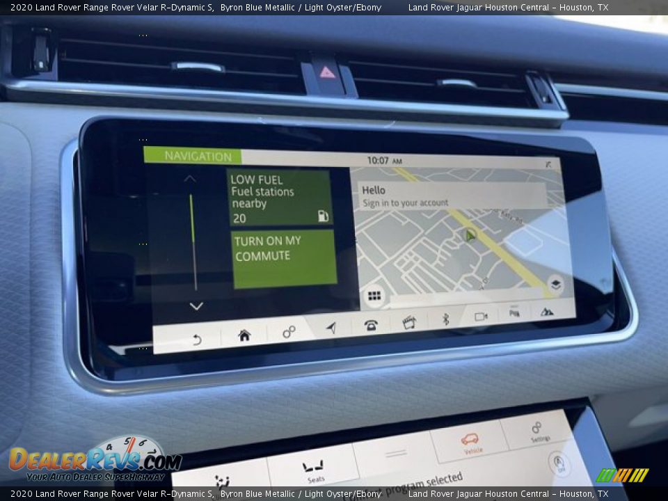 2020 Land Rover Range Rover Velar R-Dynamic S Byron Blue Metallic / Light Oyster/Ebony Photo #21