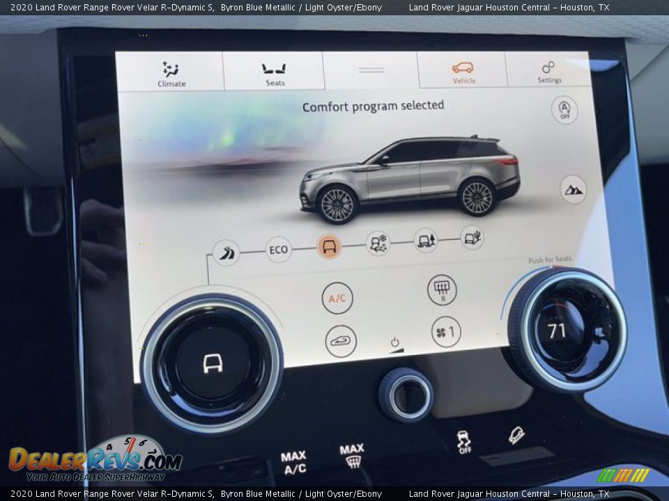 2020 Land Rover Range Rover Velar R-Dynamic S Byron Blue Metallic / Light Oyster/Ebony Photo #25