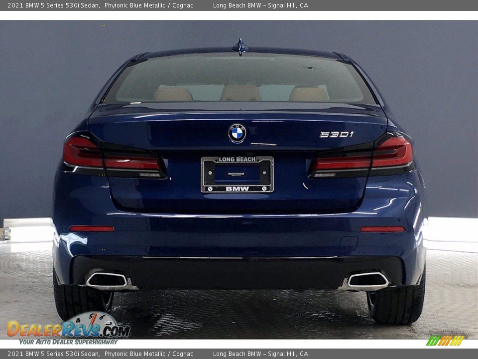 2021 BMW 5 Series 530i Sedan Phytonic Blue Metallic / Cognac Photo #4