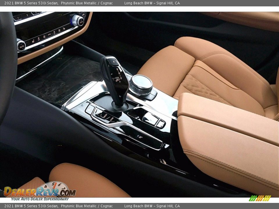 2021 BMW 5 Series 530i Sedan Phytonic Blue Metallic / Cognac Photo #8