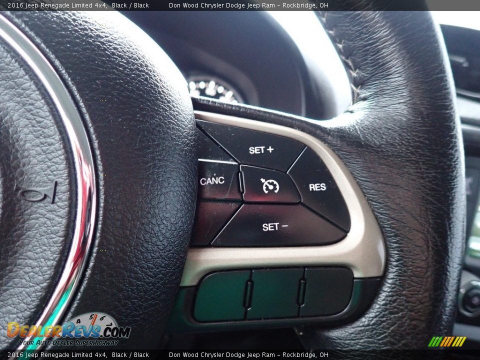 2016 Jeep Renegade Limited 4x4 Black / Black Photo #26