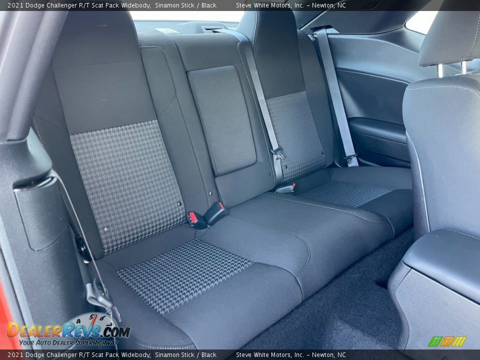 Rear Seat of 2021 Dodge Challenger R/T Scat Pack Widebody Photo #14