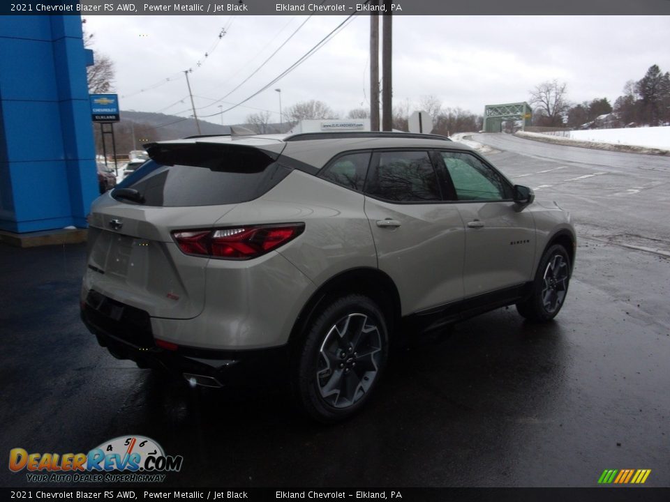 2021 Chevrolet Blazer RS AWD Pewter Metallic / Jet Black Photo #3