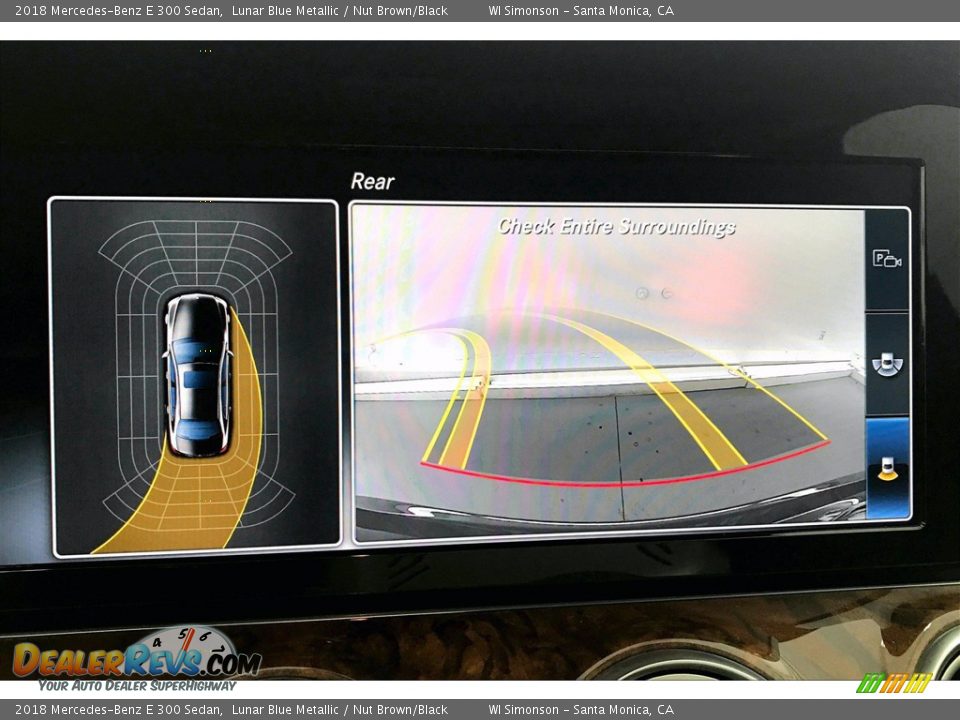 2018 Mercedes-Benz E 300 Sedan Lunar Blue Metallic / Nut Brown/Black Photo #21