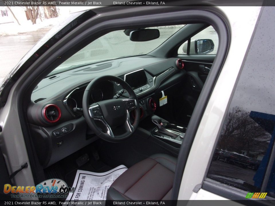 2021 Chevrolet Blazer RS AWD Pewter Metallic / Jet Black Photo #12
