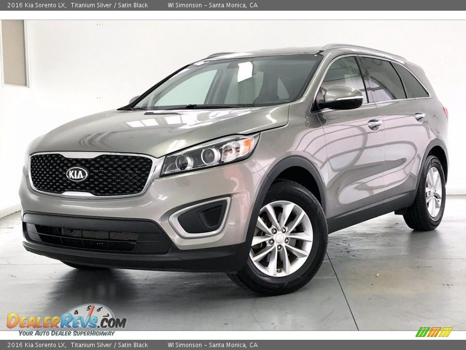 2016 Kia Sorento LX Titanium Silver / Satin Black Photo #12