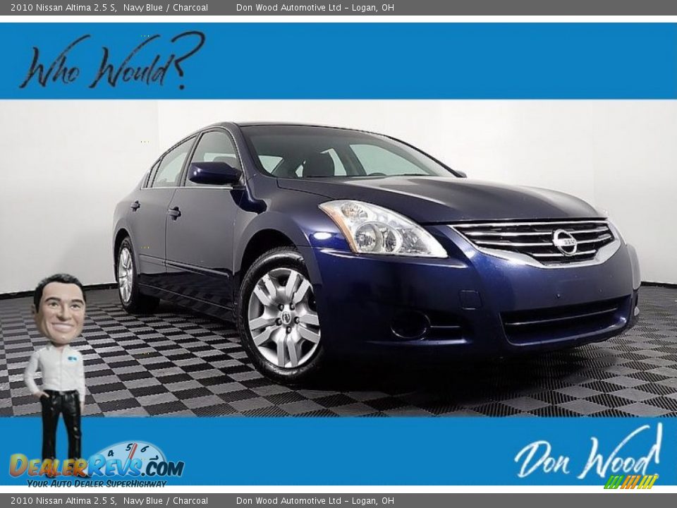 2010 Nissan Altima 2.5 S Navy Blue / Charcoal Photo #1
