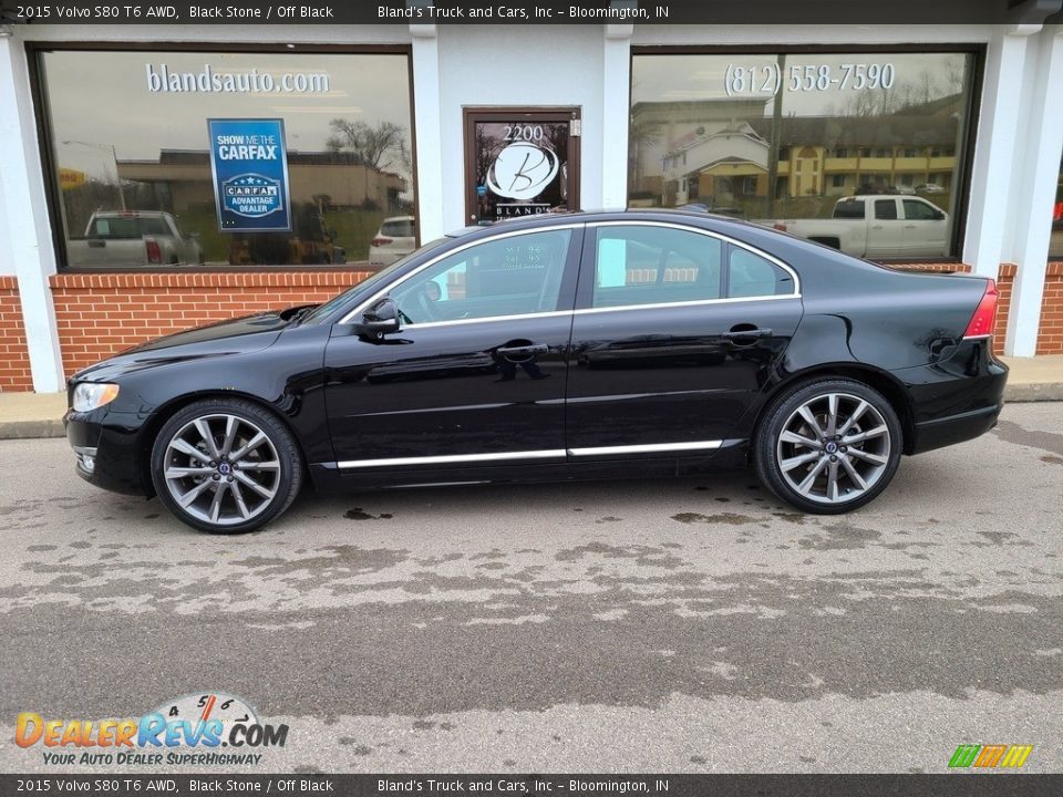 2015 Volvo S80 T6 AWD Black Stone / Off Black Photo #1