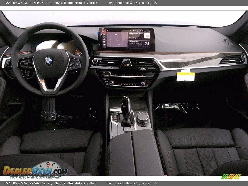 2021 BMW 5 Series 540i Sedan Phytonic Blue Metallic / Black Photo #5