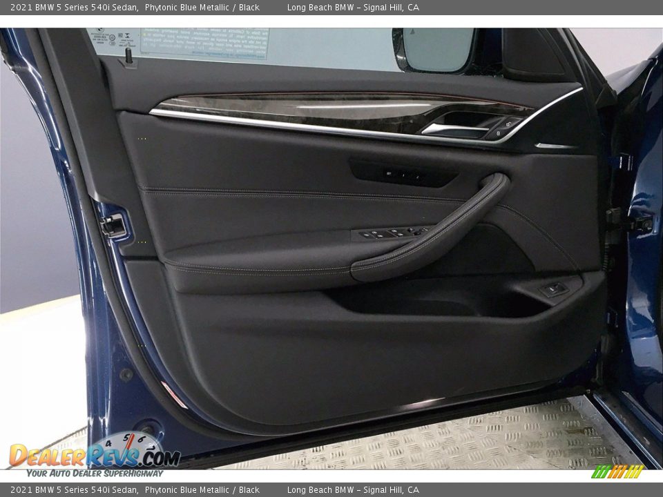 2021 BMW 5 Series 540i Sedan Phytonic Blue Metallic / Black Photo #13