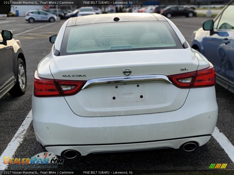 2017 Nissan Maxima SL Pearl White / Cashmere Photo #2