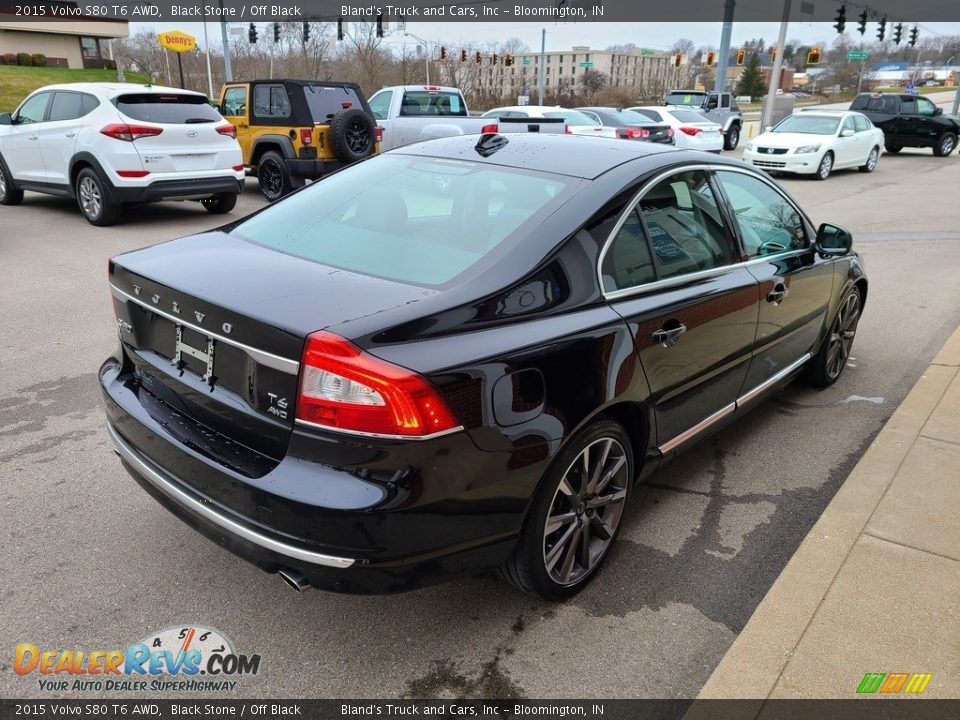 2015 Volvo S80 T6 AWD Black Stone / Off Black Photo #11