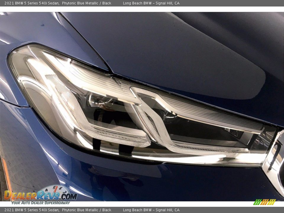 2021 BMW 5 Series 540i Sedan Phytonic Blue Metallic / Black Photo #14