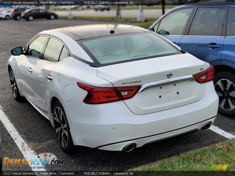 2017 Nissan Maxima SL Pearl White / Cashmere Photo #3