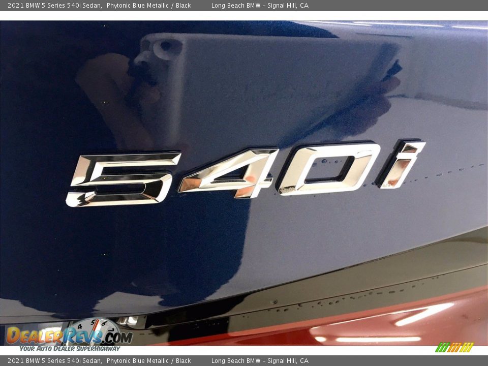2021 BMW 5 Series 540i Sedan Phytonic Blue Metallic / Black Photo #16