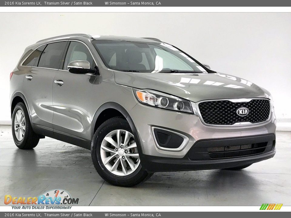 2016 Kia Sorento LX Titanium Silver / Satin Black Photo #33